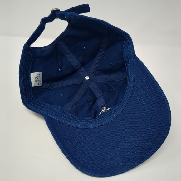 Mickey Mouse Slideback Hat Blue One Size Adjustable Embroidered 6 Panel Disney - Picture 6 of 9